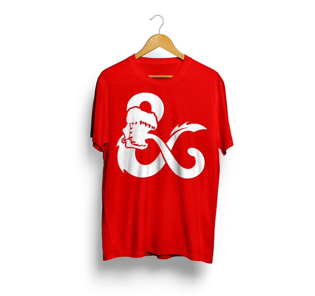 D&D Mimic - T-Shirt - Red & White