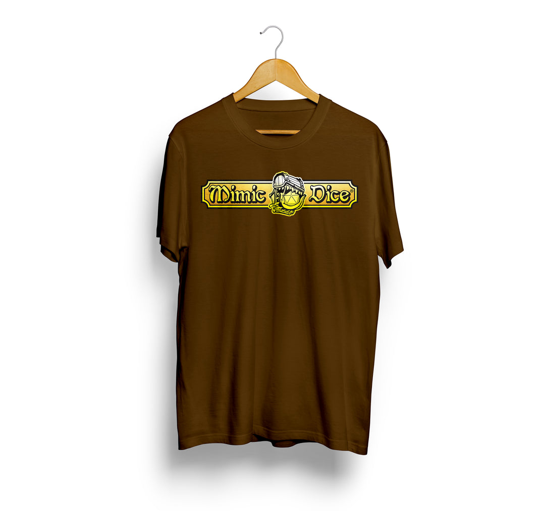 Mimic Dice Logo - T-Shirt - Brown
