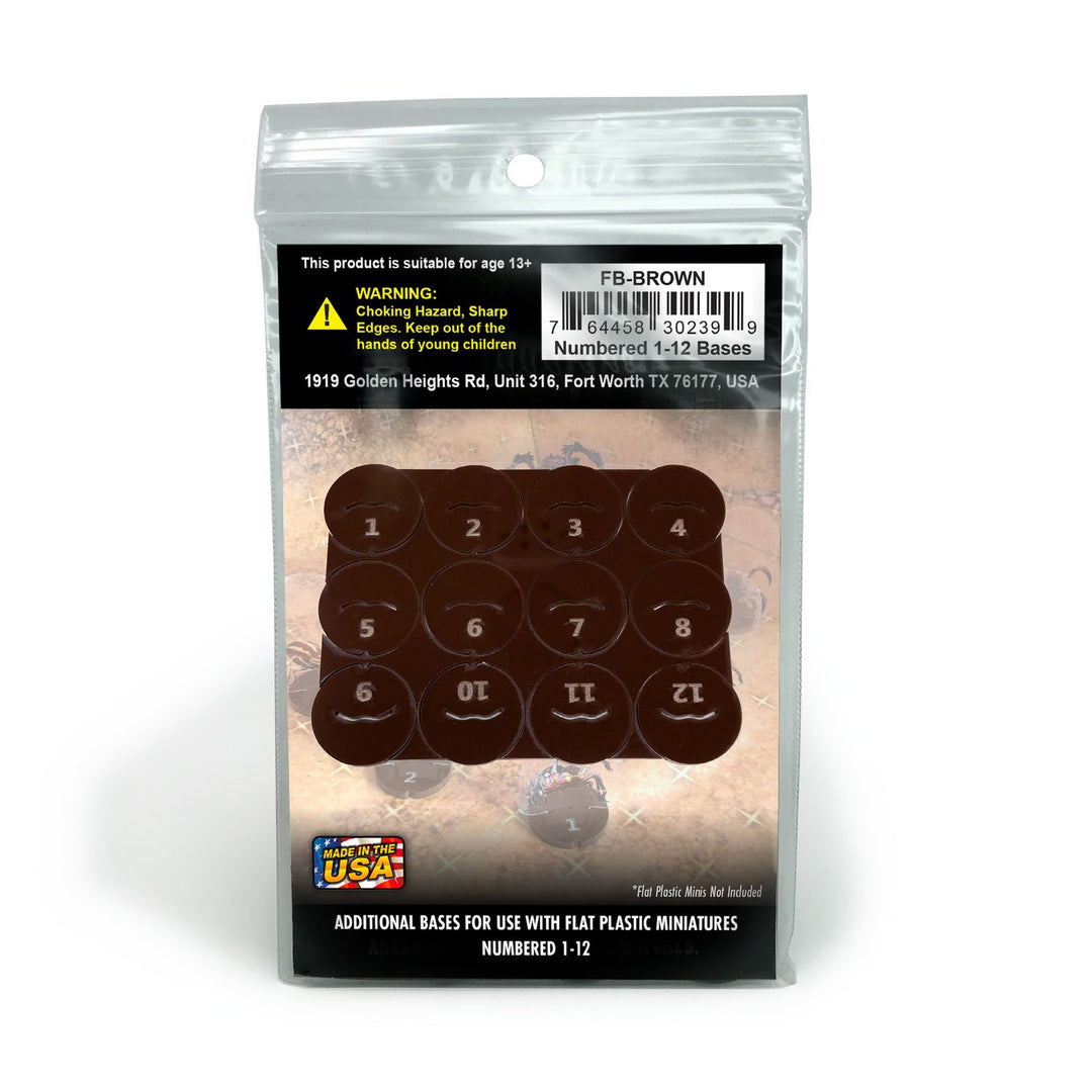 FPM - Brown Numbered Bases | 1-12