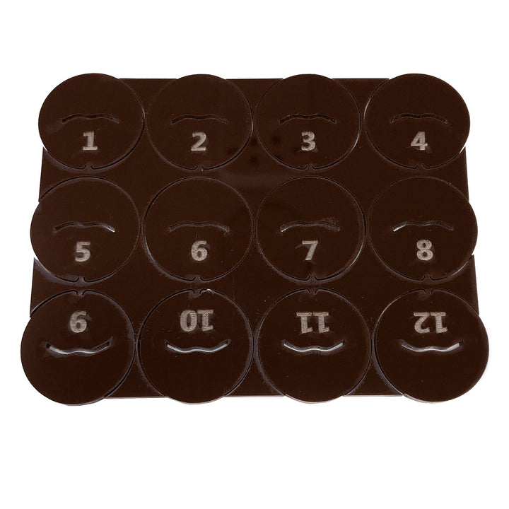 FPM - Brown Numbered Bases | 1-12