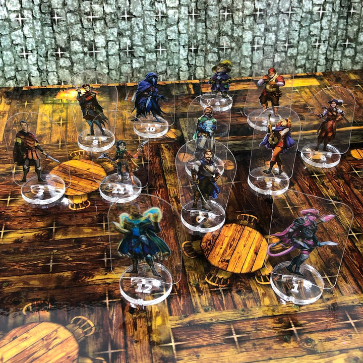 FPM - Clear Numbered Bases | 1-12