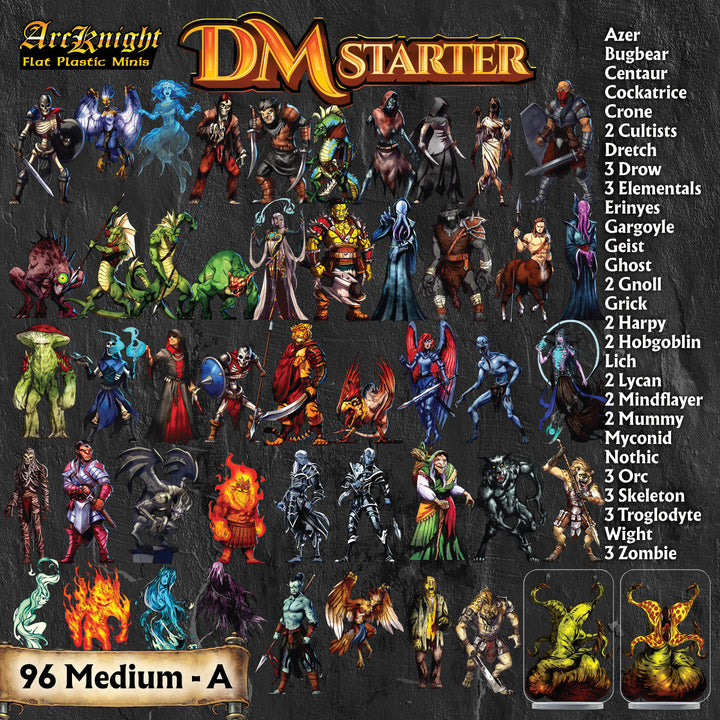 DM Starter Remastered Medium Piece List A