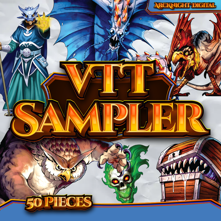 Virtual Tabletop Token Sample Pack – 50 Tokens