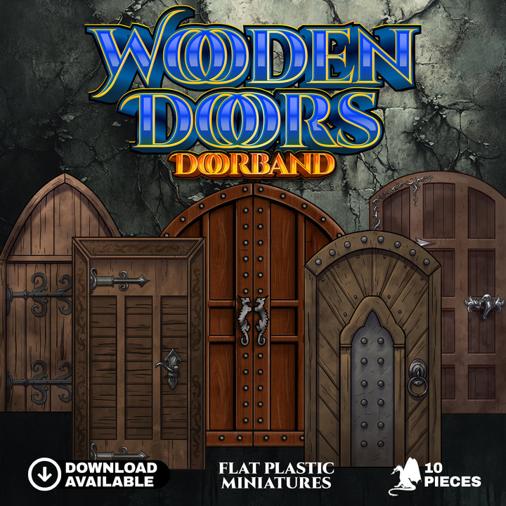 Wooden Doors - Doorband - 10p