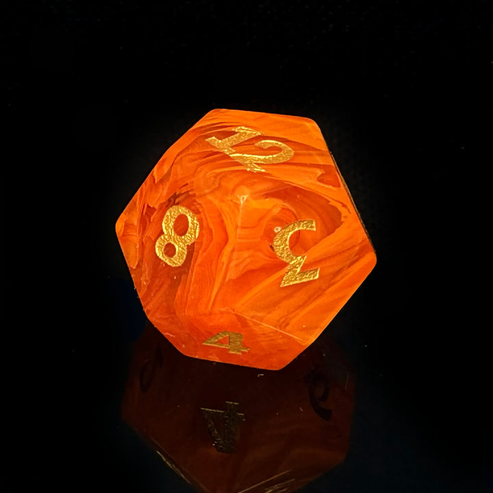 Flarecore - Orange Feathered Glass
